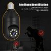 360Â¬âˆž Light Bulb WiFi Camera Wireless Home Security Cam Waterproof IR Night Smart